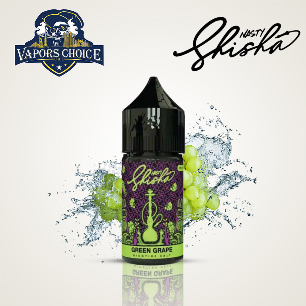 NASTY SHISHA SALTNIC 30ML Green Grape UAE Abu Dhabi
